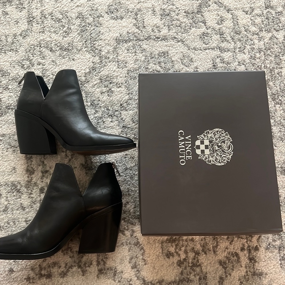 Black Vince Camuto Booties